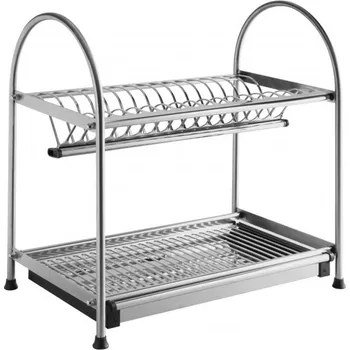 Odkapávač na nádobí Dvojitý odkapávač D278*W455*H452 nerez