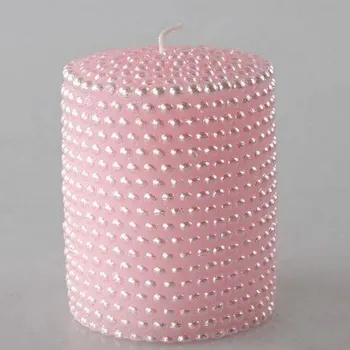 Forma na odlévání Silikonová forma - Válec s kuličkami prům. 75 x výška 100 mm