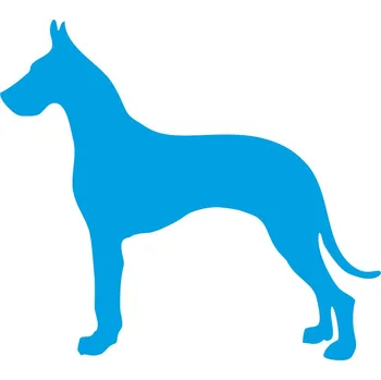 samolepka ON-DESIGN Samolepka DOGA Barva: azurově modrá