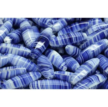 Dětské navlékací korálky Korálky oliva č.1948 (19x7mm)