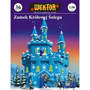 omalovánky Papírová vystřihovánka - ZÁMEK SNĚHOVÉ KRÁLOVNY