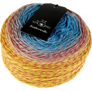 Příze Schoppel Wolle Zauberwolle 2357 Streiflichter (Merino příze Zauberwolle 2357 Rays Of Light)