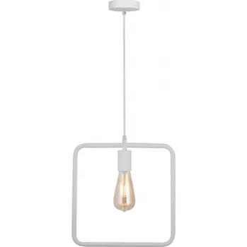 Stropní svítidlo LIJA, 2692, čtverec, AC 220–240 V, 50/60 Hz, 1*E27, max. 40 W, r.29 cmx10 cm, jednoduché, bílé