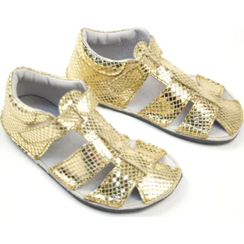 Dívčí obuv Ef Barefoot sandálky Golg Gliter EUR 21