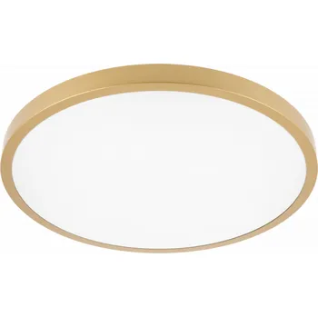 Stropní svítidlo ATOL LED, Ø400mm, 4000K, 32W, 2560lm, AC220-240V, 50/60 Hz, PF 0,9, IP54, zlatá, 3r