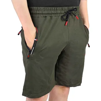 Pánské kraťasy Pánské teplákové kraťasy TG zelené (Bavlněné kraťasy pánské)