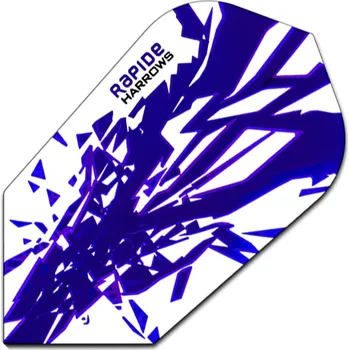 Příslušenství pro šipky Harrows Letky RAPIDE slim white/purple