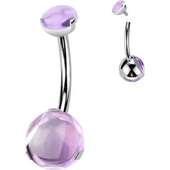 Piercing Piercing do pupíku - TITAN, Ametyst
