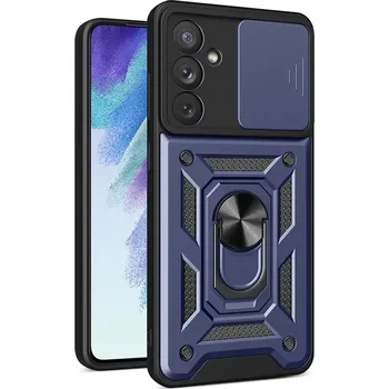 Pouzdro na mobilní telefon Kryt Samsung Galaxy A54 5G Techsuit CamShield Pro modrý