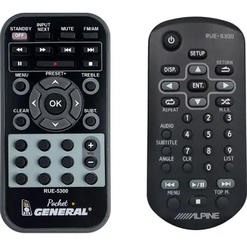 Dálkový ovladač ALPINE RUE-5300 - dálkový ovladač duplikát