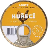 Louie Konzerva pro kočky kuřecí s rýží a taurinem 100 g