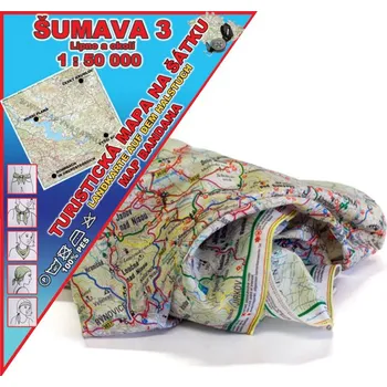 V-Smékalová Šumava 3 – mapa na šátku