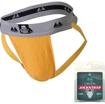 Pánské erotické prádlo Jocksy MM Jockstrap žluté L, pánské jocksy