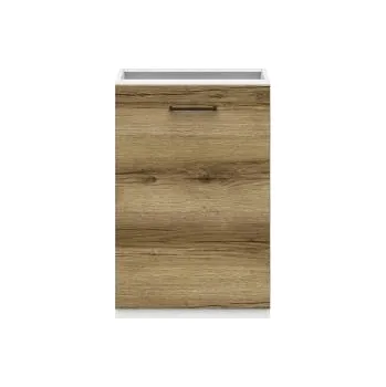 Kuchyňská skříňka Junona Line BBL D1D/50/82 L bílá/dub delano světlý