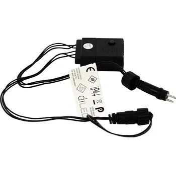 Vánoční světelná dekorace diLED ovladač s 8 různými světelnými efekty a paměťovou funkcí