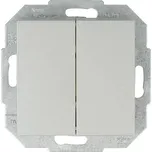 German Podomítkový sériový spínač / 10 A / plast / stříbrná