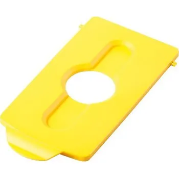 Popelnice HTI Víko k recyklačnímu centru - žluté MC-7769-4