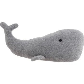 Úložný box Altom Dveřní zarážka Whale 28 x 21 x 14 cm, šedá