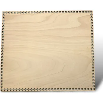 JarisWood Dno na košík háčkovaný obdélník 40 cm x 35 cm Povrchová úprava: Bez povrchové úpravy