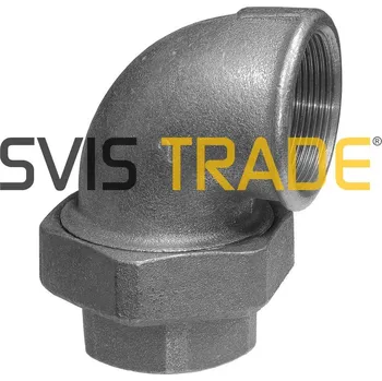 Fitinka ČERNÉ ŠROUBENÍ ROHOVÉ FF 3/4'' (Svis FC09534)