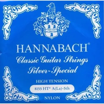 Struna pro kytaru a smyčcový nástroj Hannabach Struny pro klasickou kytaru série 815 High tension Silver specialA5w 8155HT 5819
