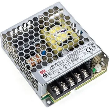 spínaný zdroj Mean Well průmyslový zdroj LRS-50-24 - 24V/50W spínaný
