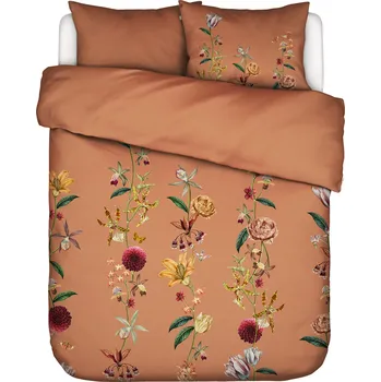 Povlečení Essenza, Povlečení Feda se 2 povlaky na polštář 60 x 70 cm na záložku bez zapínání 240 x 220 cm oranžové - Formadore