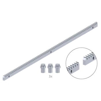Příslušenství pro plot KOVIAN, s.r.o. Hřeben kov 30x12mm, L-1000mm, M4, max. do 2200kg, 3x úchyt+šrouby, pozinkovaný