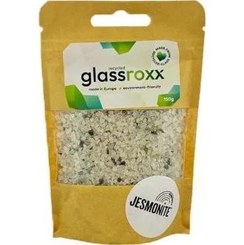 Jesmonite skleněné kamínky GlassRoxx krémové 150 g