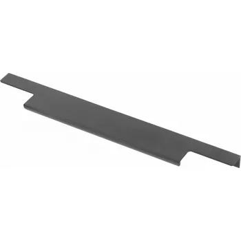 Nábytkové kování Úchytka hliníková LIND C 256/596/18 mm, černá mat