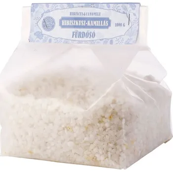 Koupelová sůl Mořská sůl do koupele Yamuna - Ibišek-Heřmánek 1000 g