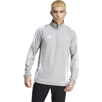Pánská mikina Mikina Adidas Tiro 24 training TOP šedivo bílá Velikost: L