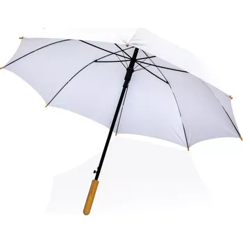 Deštník 23" bambusový auto-open deštník Impact ze 190T RPET AWARE™ - P850.653