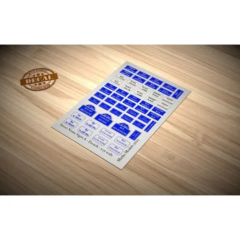 Plastikový model Matho Models 1/35 Street Name Signs A - French