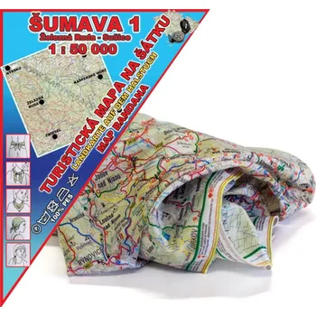 V-Smékalová Šumava 1 – mapa na šátku