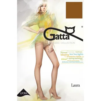 Dámské punčochy Gatta Laura 10 barva:zlatá 5-XL