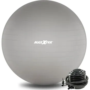 Gymnastický míč MAXXIVA Gymnastický míč Ø 55 cm s pumpičkou, stříbrný