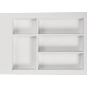 Organizace kuchyně Vložka do zásuvky 400 Axispace, bílá barva