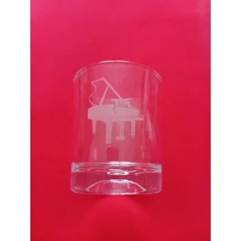 Sklenička - 2 dl s potiskem klavír