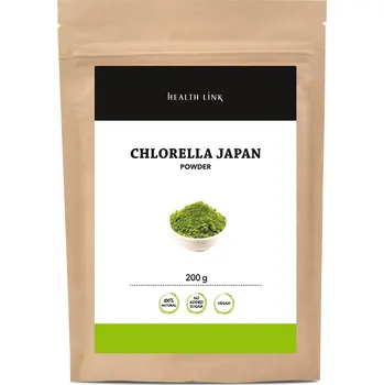 Přírodní produkt HEALTH LINK Chlorella Japan prášek 200 g