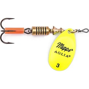 Umělá nástraha Rotační třpytka Mepps Aglia Fluo Vel.3 6,5g Chartreuse