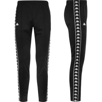 Pánské kalhoty Kappa 222 BANDA ASTORIA SLIM kalhoty černá/bílý pruh S