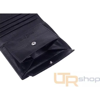 Peněženka 1039 pánská kožená peněženka Segali - Black