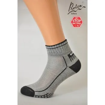 Kotníkové ponožky Emil šedé