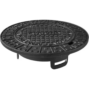 kanalizace Wavin poklop 315mm, 40t, do teleskopické roury, kruhový, litina