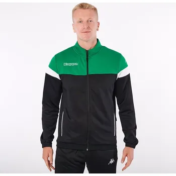 Pánská mikina Kappa VACONE mikina černá-zelená 2XL