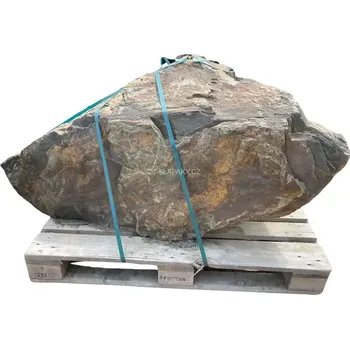 Zahradní dekorace Solitérní kámen Břidlice Nero Grigio (100 - 2000 kg - vlastní výběr )