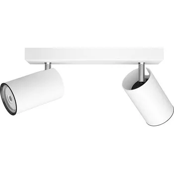 Žárovka Philips Kosipo bodové svítidlo 2 × GU10 5,5 W, bez zdroje IP20, bílé