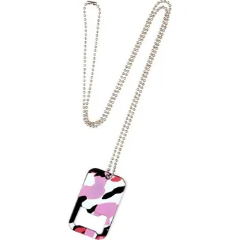 Otvírák FOSTEX Přívěšek na krk DOG TAG s otvírákem na lahve REDCAMO