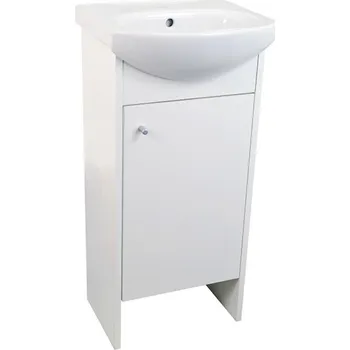 Koupelnový nábytek A - Interiéry Skříňka Veronika 40 s umyvadlem Roca Jika, LTD bílá demont